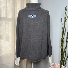 90s Vintage 101 Dalmations Disney Store Knit Sweater Turtle Neck Women's Size XL