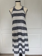 GAP Swing Striped Tank Dress  Softspun Nautical Preppy Size Small