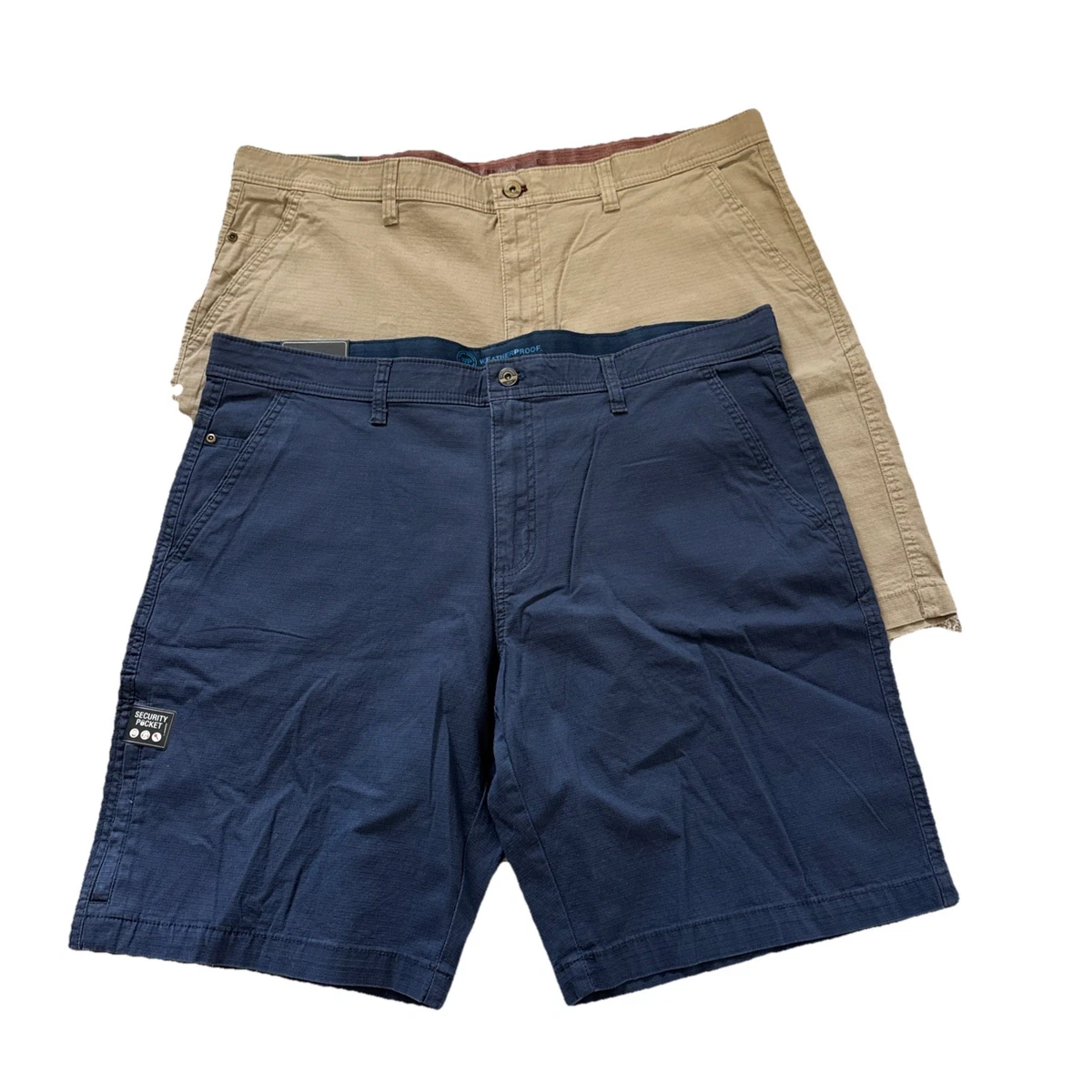 Pantaloni Corti Chino Weatherproof Vintage - Uomo - Blu (34,36) Beige (32,34,38,40) Nero (34,36,38,40) - NUOVI