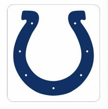 12" indianapolis colts bumper sticker decal usa made