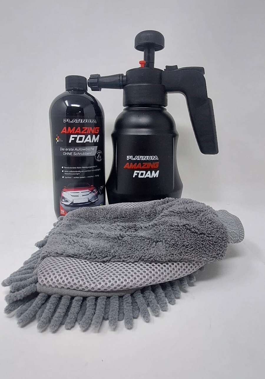 Platinum Amazing Foam die erste Autowäsche ohne Schrubben! Mediashop ...