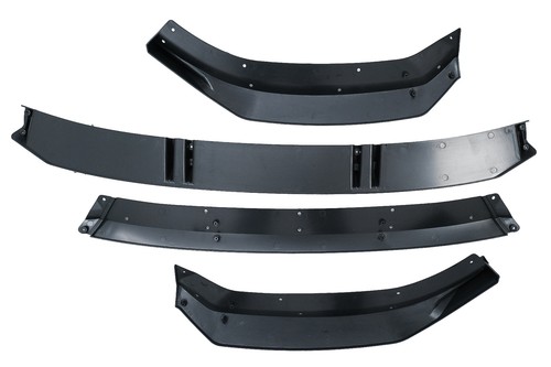 Parachoques Add-On Labio Para Para Audi A3 8V Facelift S-Line 2017+ Negro - Imagen 11 de 12