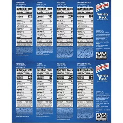 Lance Variety Pack Sandwich Crackers, 40 pk. FREE SHIPPING - Bild 3 von 7