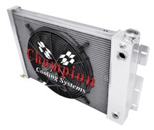 Sr 3 Row Dp Radiator16 Fan1.51.75 For 1967-1969 Pontiac Firebird Trans Am Ls
