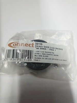 Abracs Quick Lock Stützteller 50 mm x 6 mm Spindeldurchmesser
