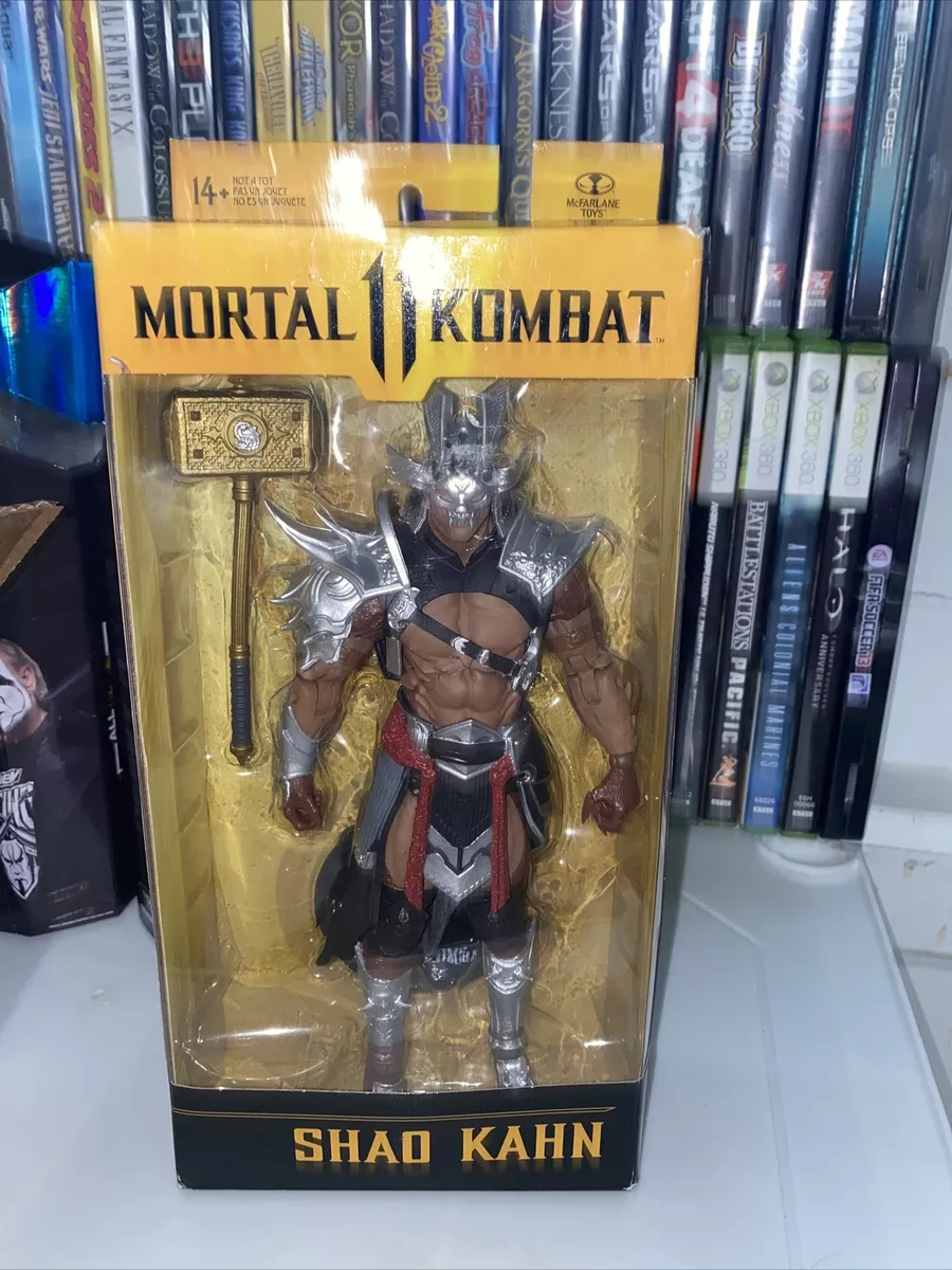 McFarlane Mortal Kombat 7 Inch Action Figure - Shao Kahn (Platinum Kahn)