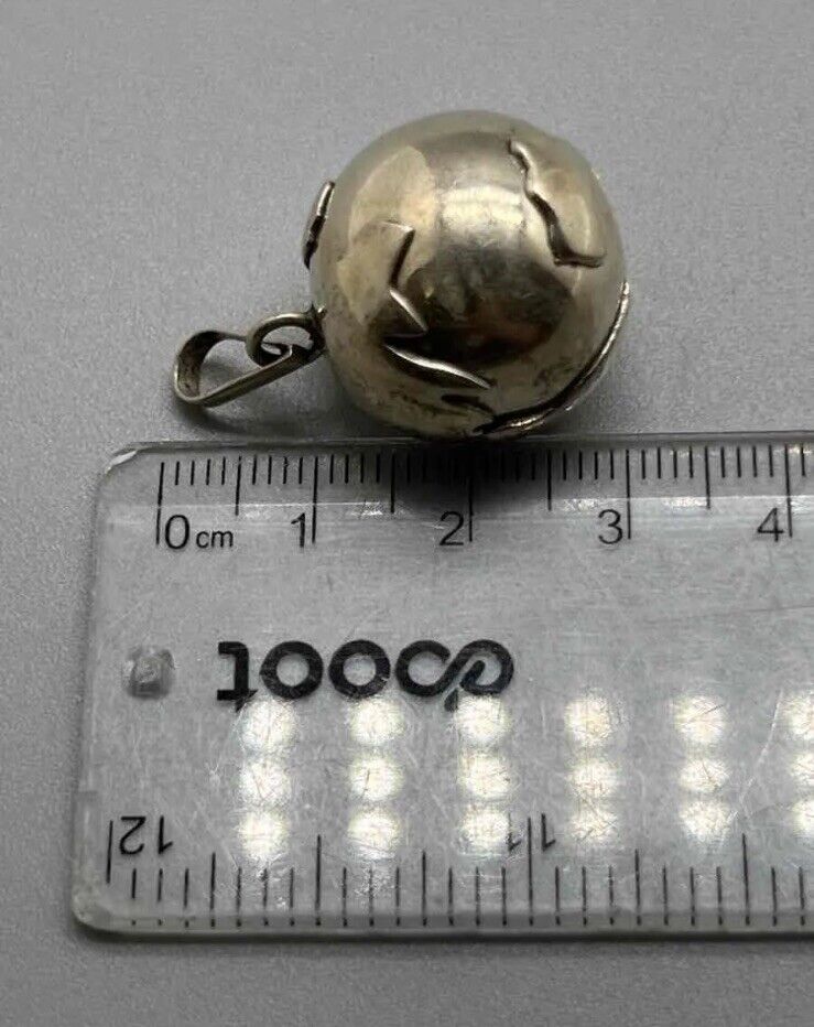 29mm Harmony-Ball Earth Silver Chime Bell Ball Pe… - image 8