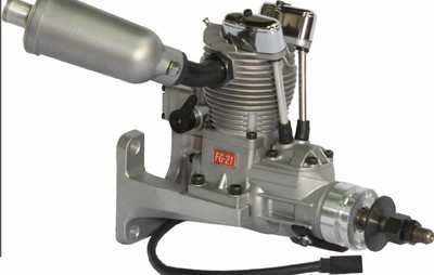 Saito FG-21 4-Stroke Gasoline Single Engine exclusively for model airplanes
