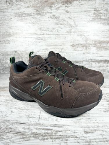 Men's New Balance 608v4 Brown Suede Walking Shoes Sz 11.5 4E (X-Wide) Athletic - Afbeelding 1 van 9