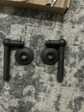 black internal door handle sets