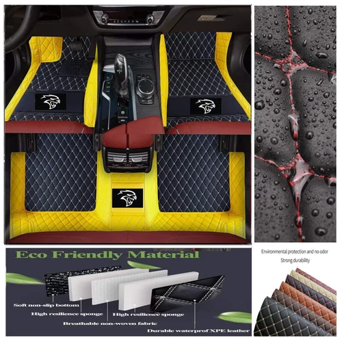 For Dodge All Series Car Floor Mats Luxury Custom Auto Liner Carpets Waterproof - Imagen 8 de 42