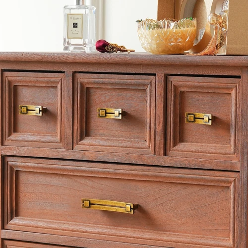 Rustic Cabinet Knobs & Pull Unique Hardware Handle Decorative Furniture Drawer - Picture 6 of 9