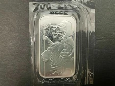 2021 oz Royal Mint Great Engravers Series Una and the Lion British Silver Bar
