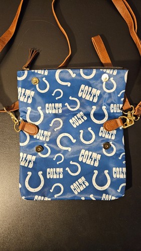 Indianapolis Colts FOCO Blue/White Fold Over Purse Bag - Picture 3 of 7