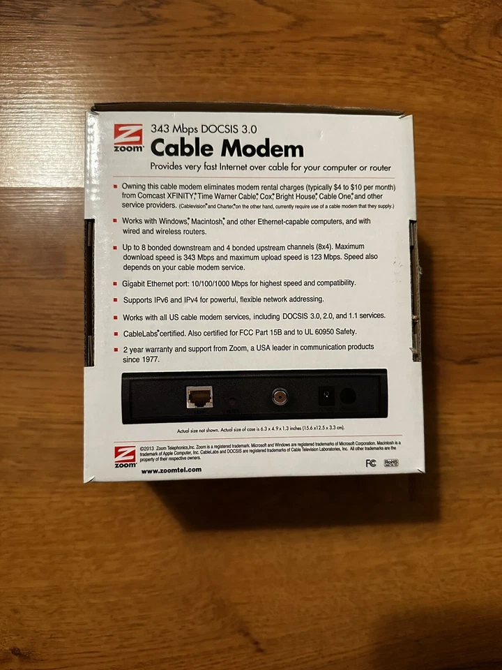 Zoom cable modem docsis 3.0 - Image 3 of 4