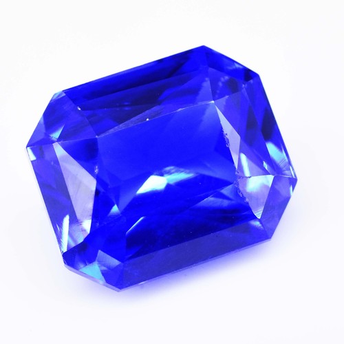 9 Ct Natural D Block Blue Tanzanite Princess Cut FANTASTIC Loose Gemstone