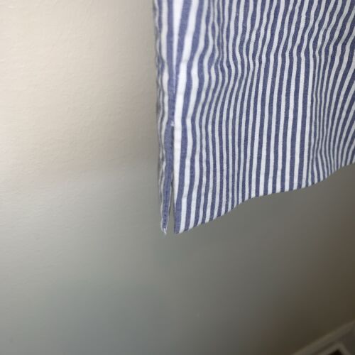 Brooks Brothers Womens Pants 8 Blue Seersucker Summer Coastal Beach Preppy - Picture 3 of 11
