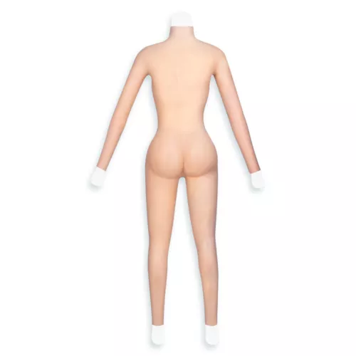Costume complet visage travesti silicone formes mammaires combinaison complète - Bild 11 von 28