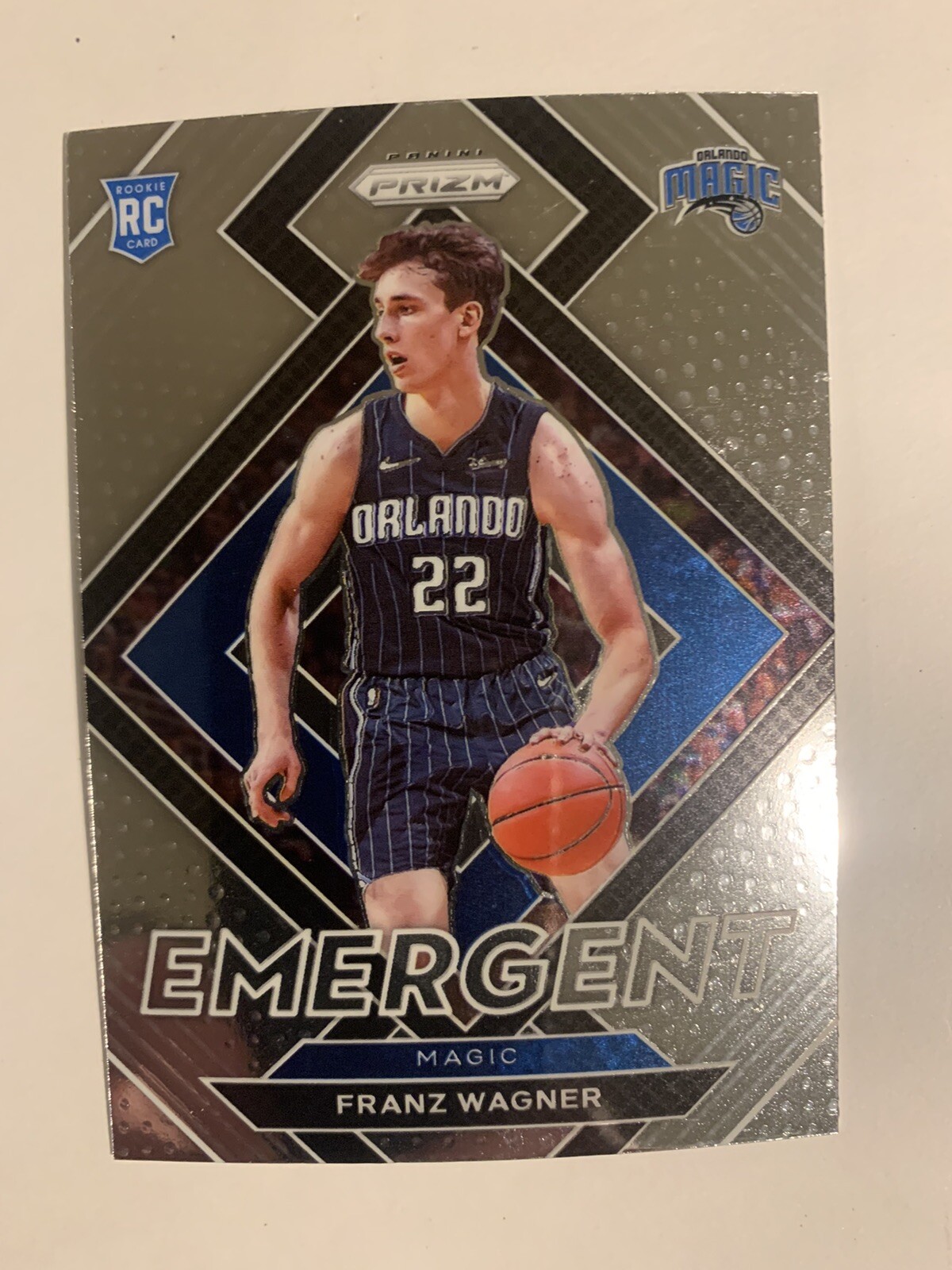 Franz Wagner 2021-22 panini prizm emergent RC 23