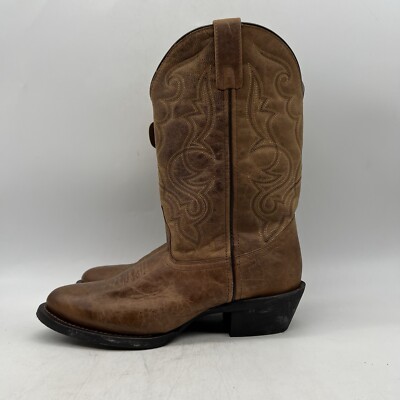 Laredo Western Boots Women's 11'' Maddie R Toe Leather Tan 51112 Size 9 M