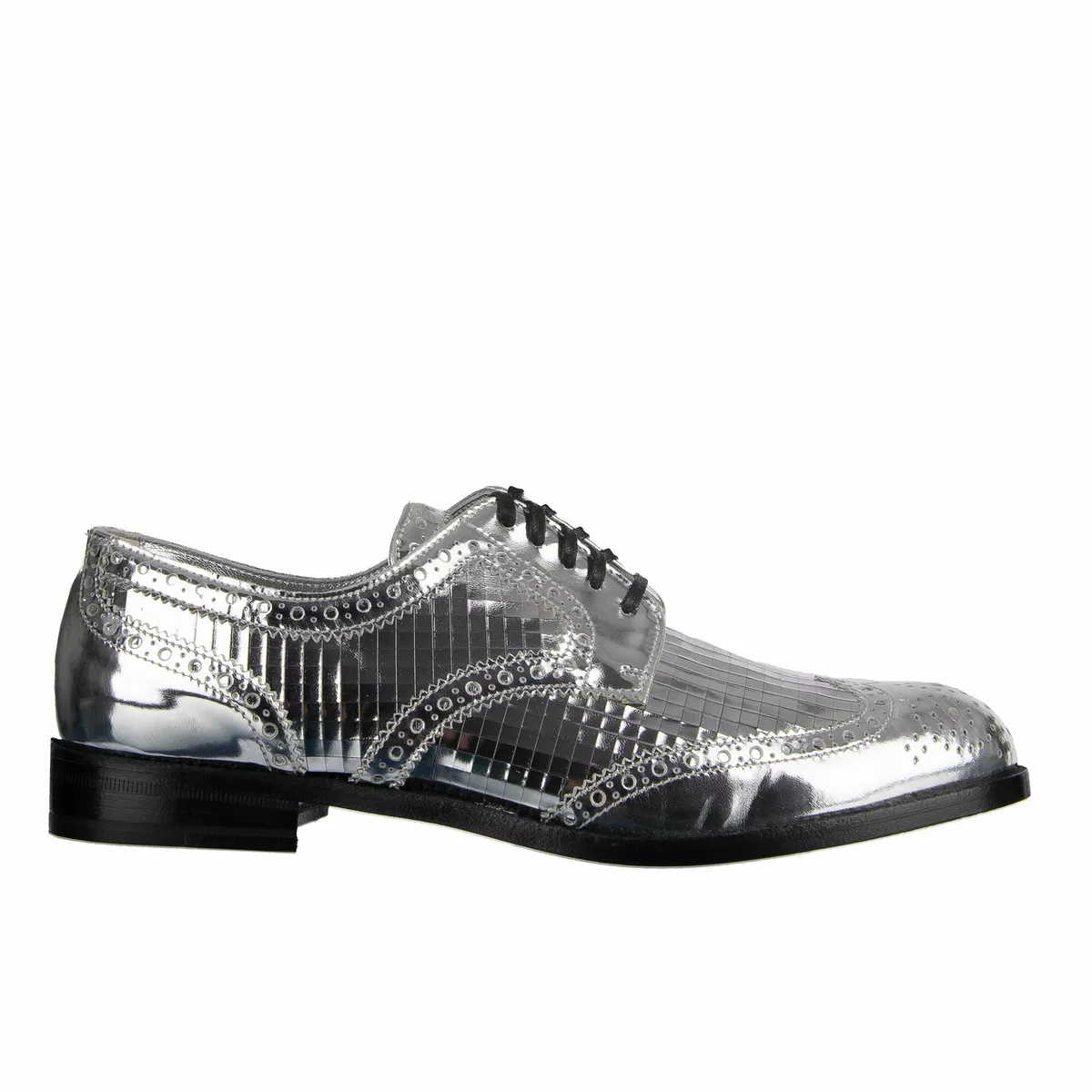 Dolce and gabbana silver shoes 2025