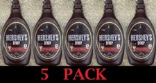 5x Hershey's SPECIAL DARK Mildly Sweet CHOCOLATE Syrup 22 Oz Bottle - 5 PACK