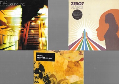 7 x ZERO 7 - throw it all away+home+distractions+somersault +you re my flame CD
