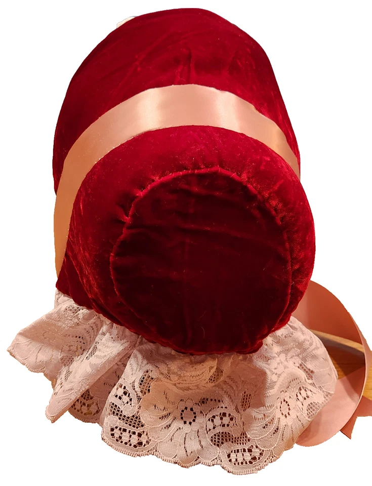 GORRO Rojo Terciopelo Aplastado Reproducción 1860 Era Guerra Civil Gorro Completo Foto 3 de 4