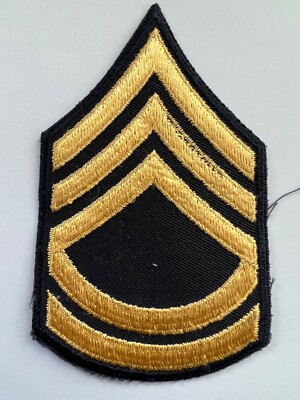 Sergeant First Class (E7) ''Gold on Black''