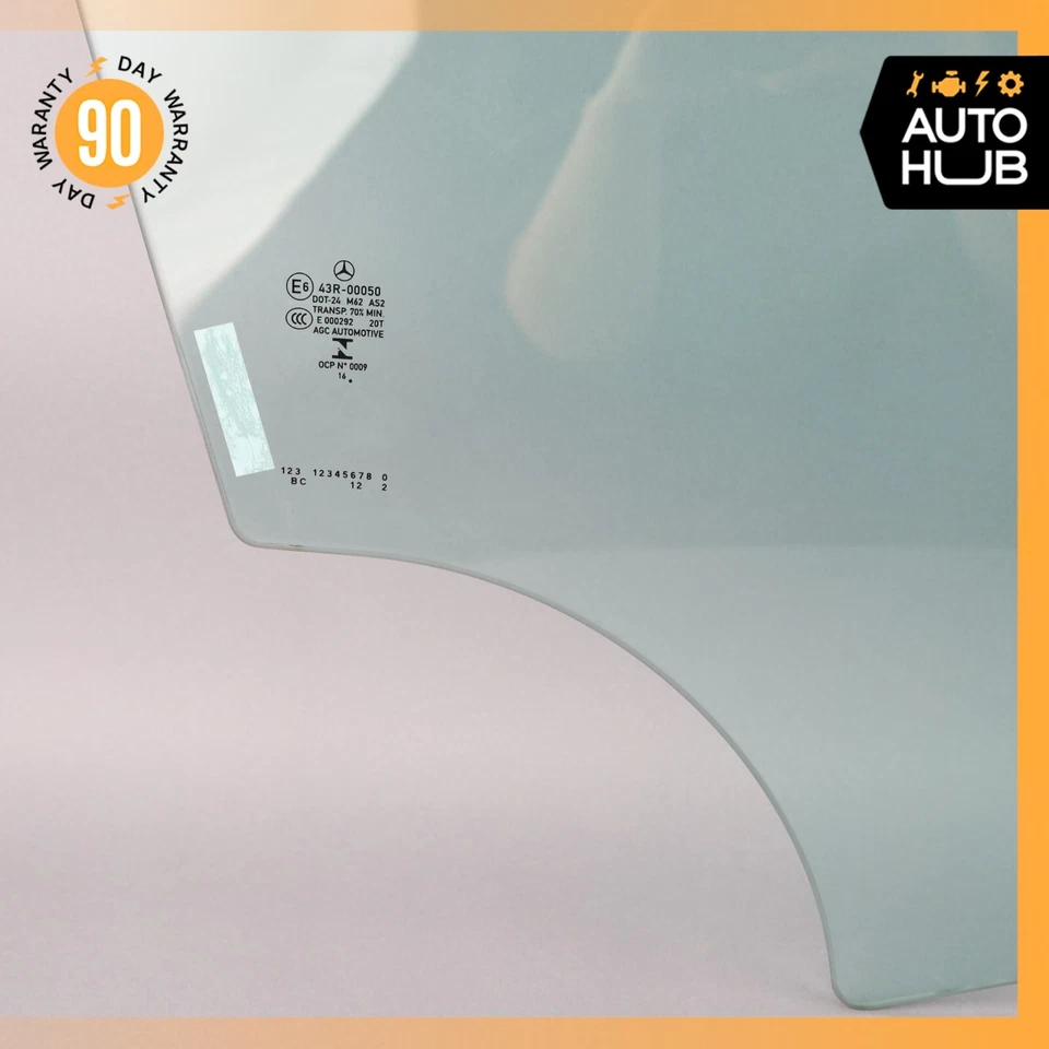 Vidrio ventana puerta lateral pasajero delantero derecho mercedes w205 c300 c400 17-21 fabricante de equipos originales Foto 3 de 4