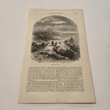 Pass Of San Juan California c. 1862 Engraving (368)