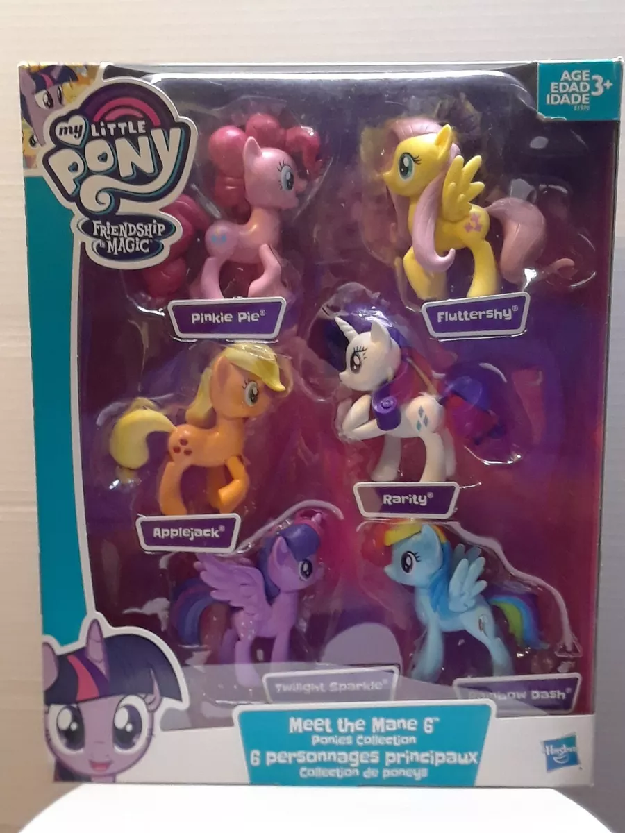  My Little Pony Toys Meet The Mane 6 Ponies Collection (  Exclusive) Doll Playset