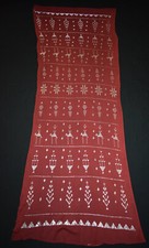 Sciarpa scialle avvolgente tessuto tulle metallo/rete argento marrone egizian...