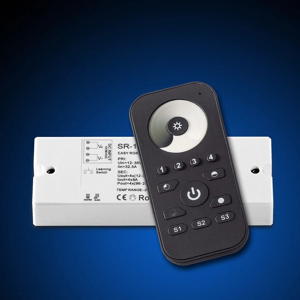 LED CONNEX Dimmer RF-Controller 2819S bis 4 x 8A - Bild 1 von 1