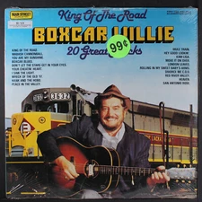 BOXCAR WILLIE: king of the road MAIN STREET 12" LP 33 RPM Sealed