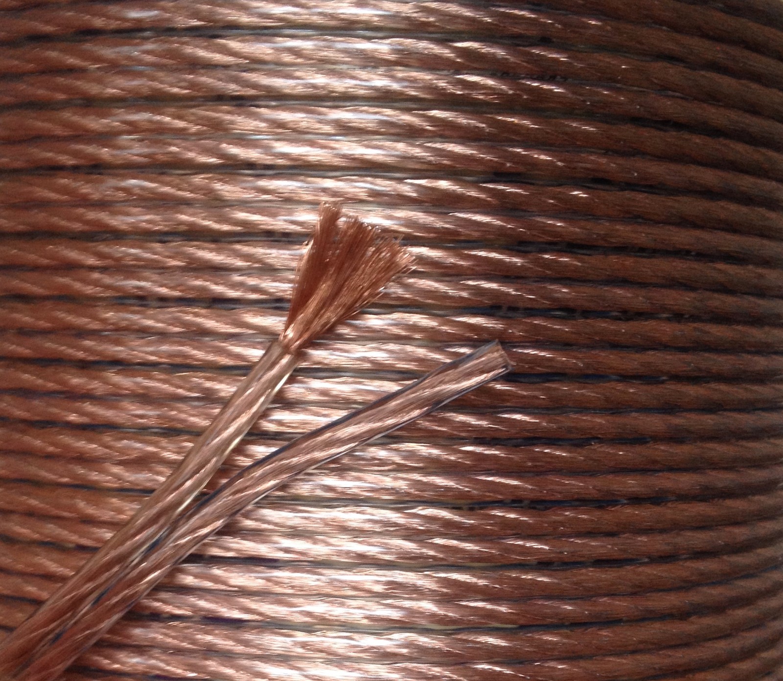 50m Loud Speaker Cable 14AWG 2x 222 Multi-Strand 2x 2.5mm for HiFi Car Audio etc