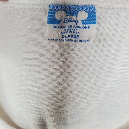 VTG 80s Disney World Mickey's 60th Birthday 1928-1988 White Vacation T-Shirt XL - Picture 8 of 8