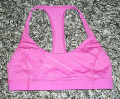 Lululemon 6/M Hot Like Agni Sports Bra Polar Pink Purple