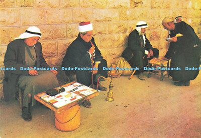 D177630 Arabe Fumant le Narguile. Star Karten