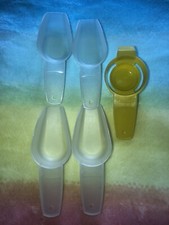 vintage TUPPERWARE small sheer / clear canist...