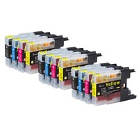 12 XL Ink Cartridges compatible with Brother MFC-J5910DW MFC-J6710D MFC-J6910DW