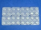 Lot of 1/8 Oz .999 Fine Silver - Monarch Metals Stacker Legos Bullion 1 OZ TOTAL