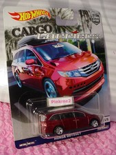 Honda Odyssey #5 2018 Hot Wheels☆ minivan roja ☆Car Culture Cargo&Carriers