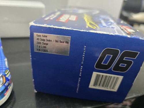 MIB 2006 KASEY KAHNE DODGE CHARGER CLICK MICHIGAN WIN RACED VERSION ACTION 1/24 - Picture 19 of 19