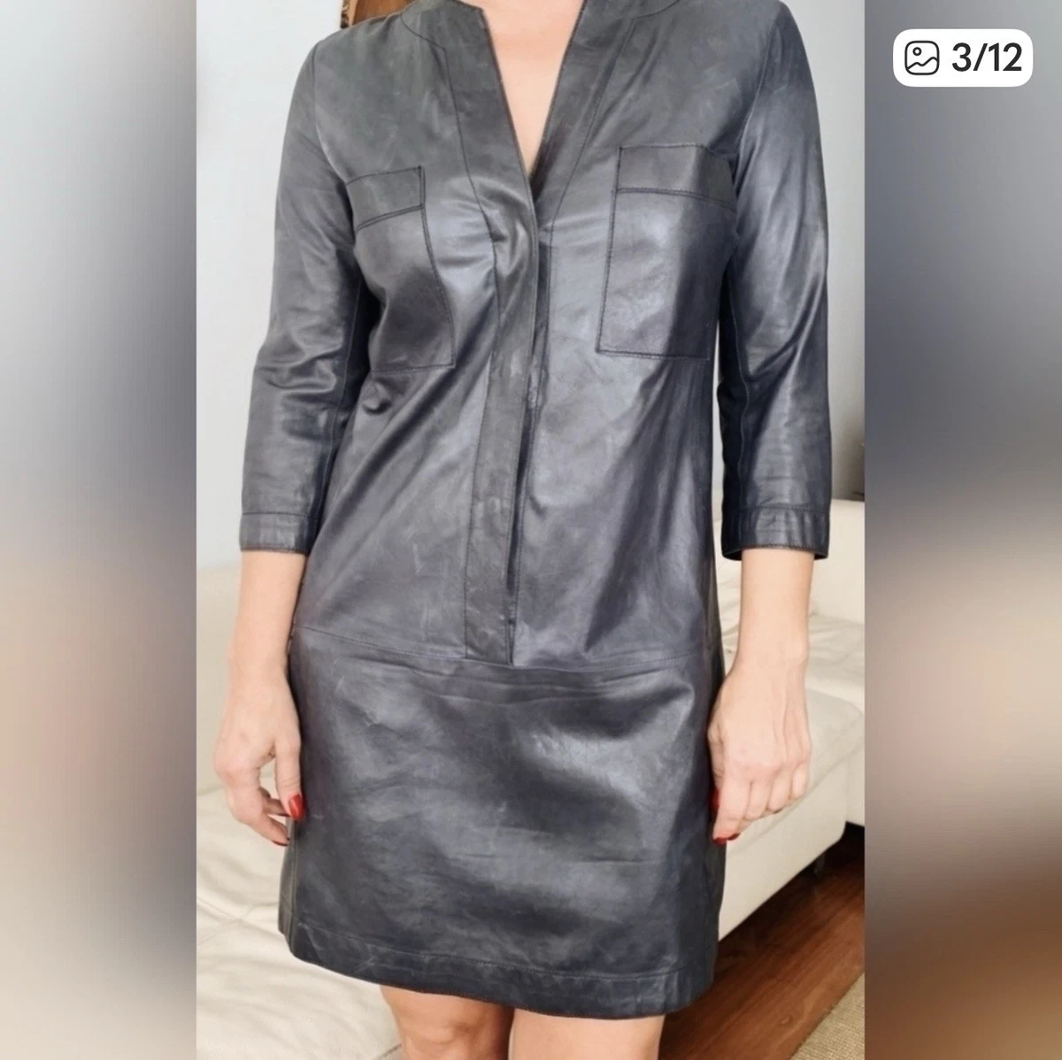 knee length dresses for ladies Dress Havana Vegan Leather main image 0