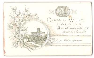 Fotografie Oscar Wils, Kolding, Jaernbanegade 6, Ansicht Kolding, Blick auf ein 