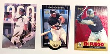 Three (3) Frank Thomas Variety. Select, Leaf and Upper Deck.