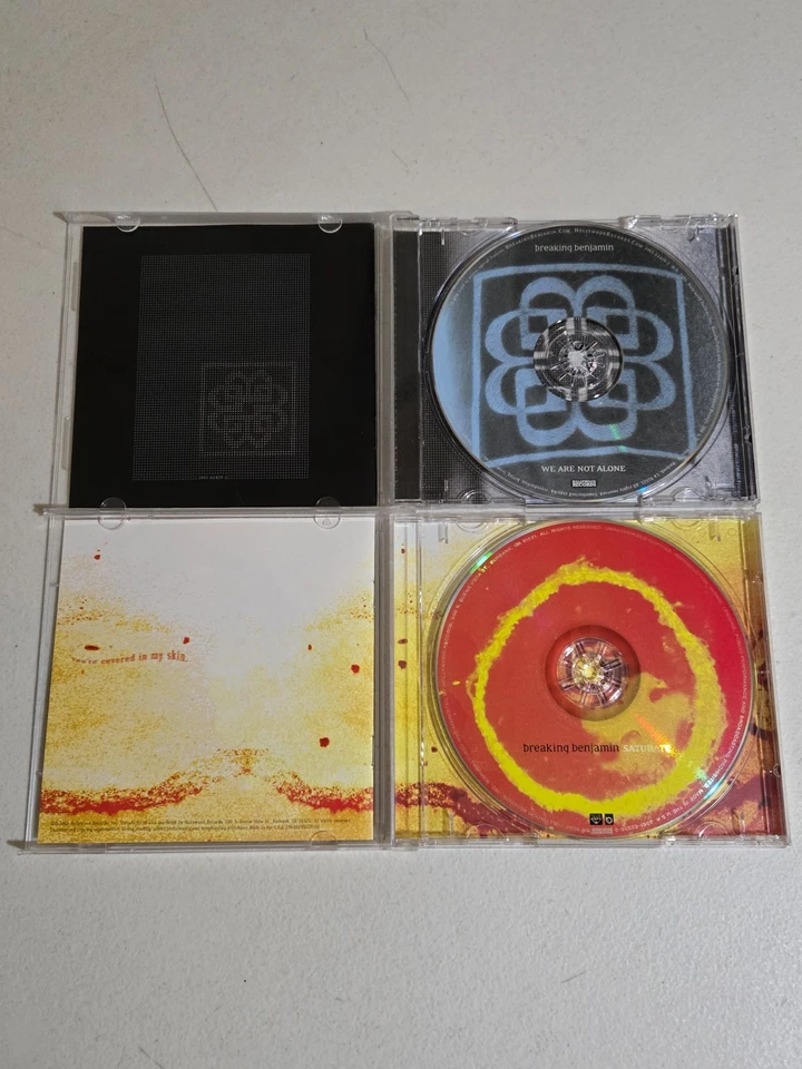 Lot of 2 Breaking Benjamin CD's - Saturate & We Are Not Alone - Image 4 of 4