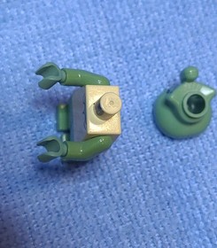 LEGO Squidward Tentacles Minifigure &ndash; Modified Head &ndash; Set 3834 Exclusive (2009)