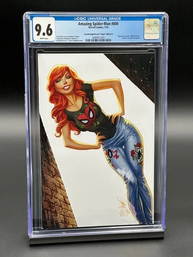 Amazing Spider-Man #800 CGC 9.6 (2018) - Mary Jane - Campbell Virgin Edition B